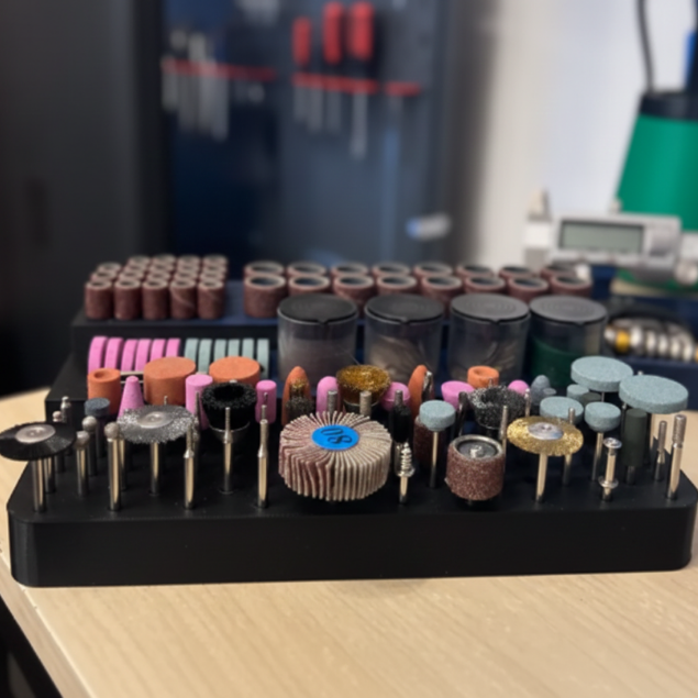 Suporte Organizador para Ferramentas Rotativas (Dremel e Outras)