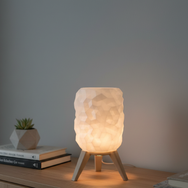 Luminária de Mesa ,  Geométrica com tripé