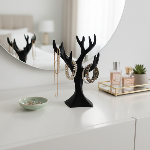 Organizador de Bijuterias e Joias em Formato de Árvore