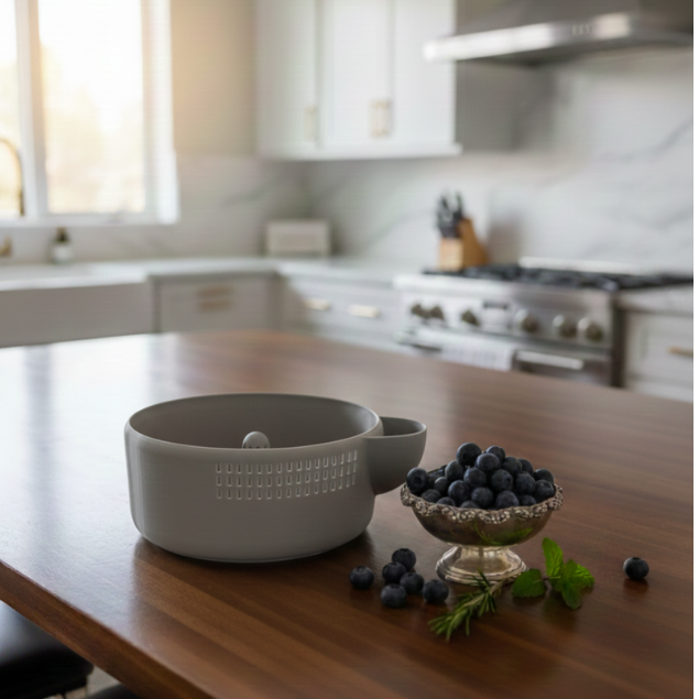 Cesto Lavador de Legumes e frutas em  3D