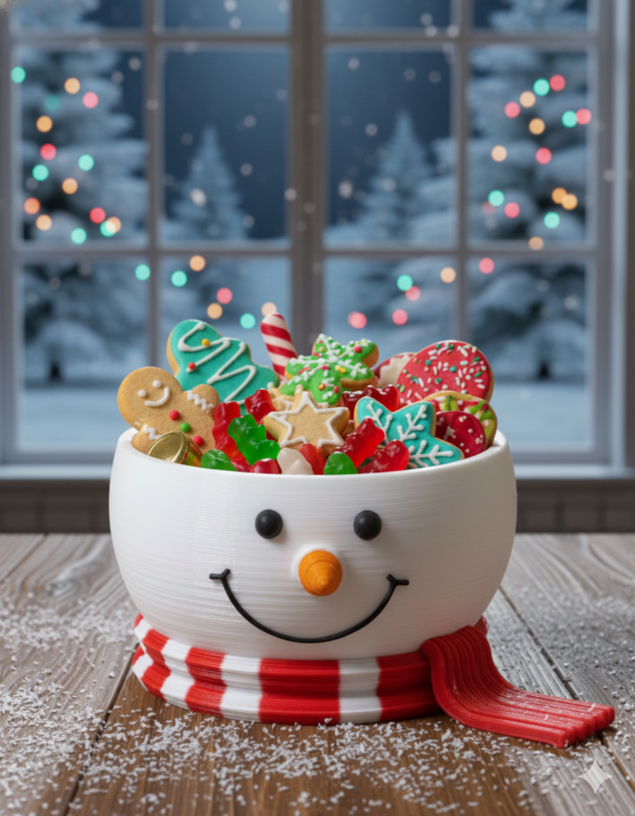 Tigelas decorativas de Natal