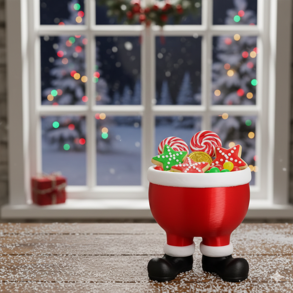 Tigelas decorativas de Natal